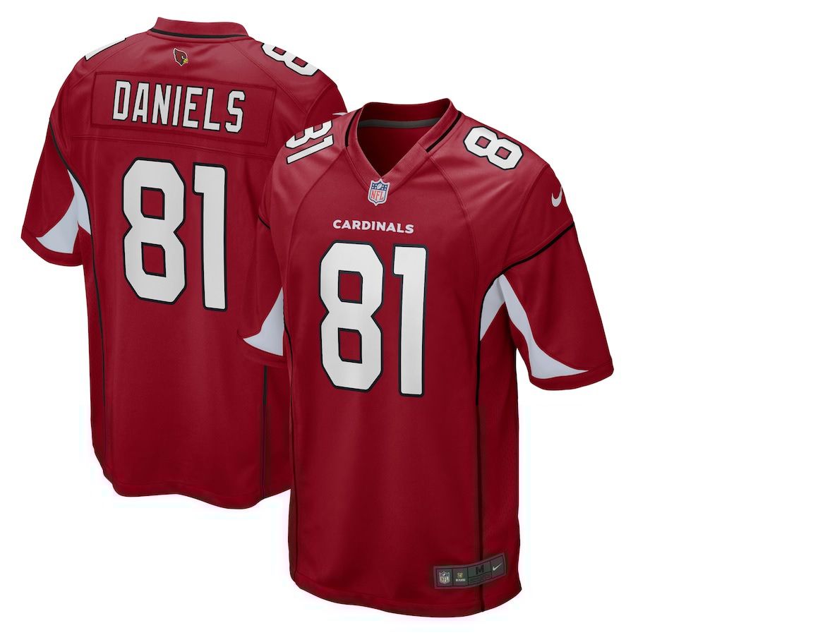 Men Arizona Cardinals #81 Darrell Daniels Nike Cardinal Game NFL Jersey